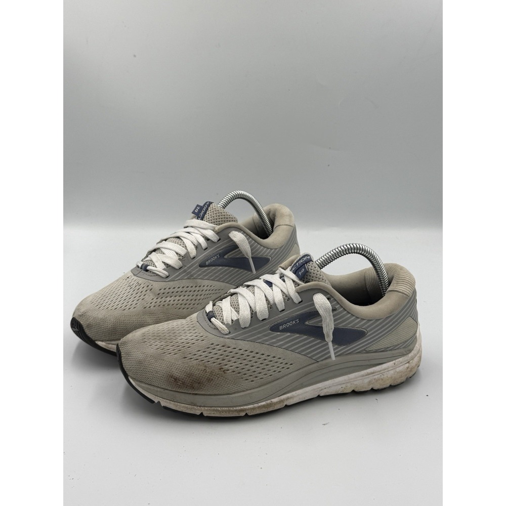 Brooks Addiction 14 Running Shoes Women's 9D Wide  Gray Blue Sneaker 1203061D077